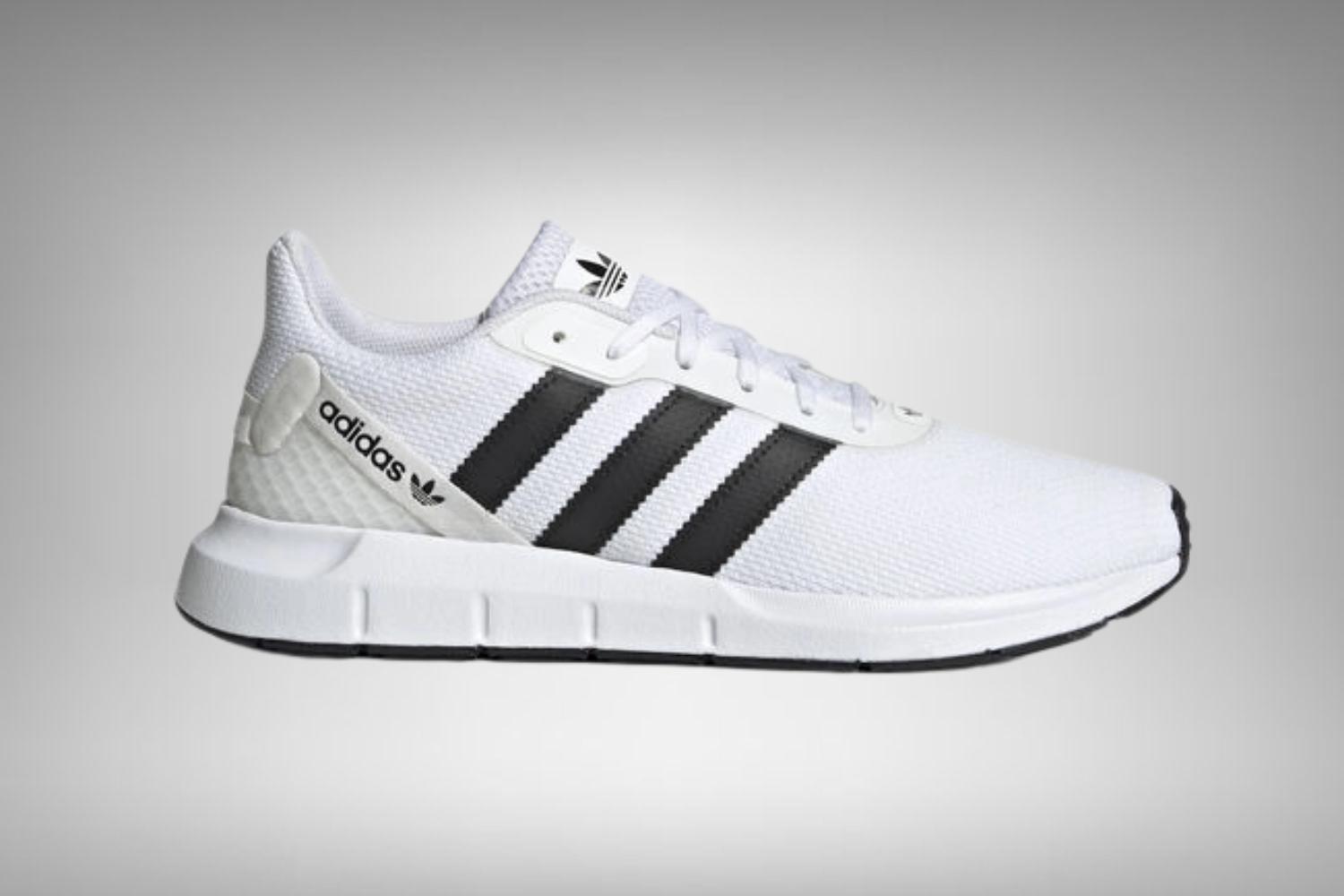 adidas mens white swift run